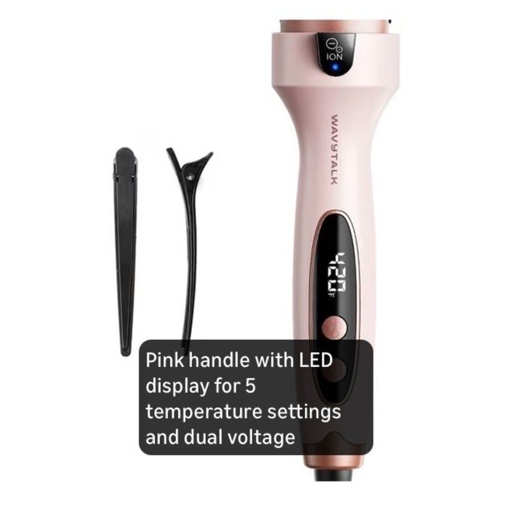 BRAND NEW Wavytalk Thermal Brush, Blowout Boost 1.5 inch Heated Round Brush,Pink - Picture 4 of 14